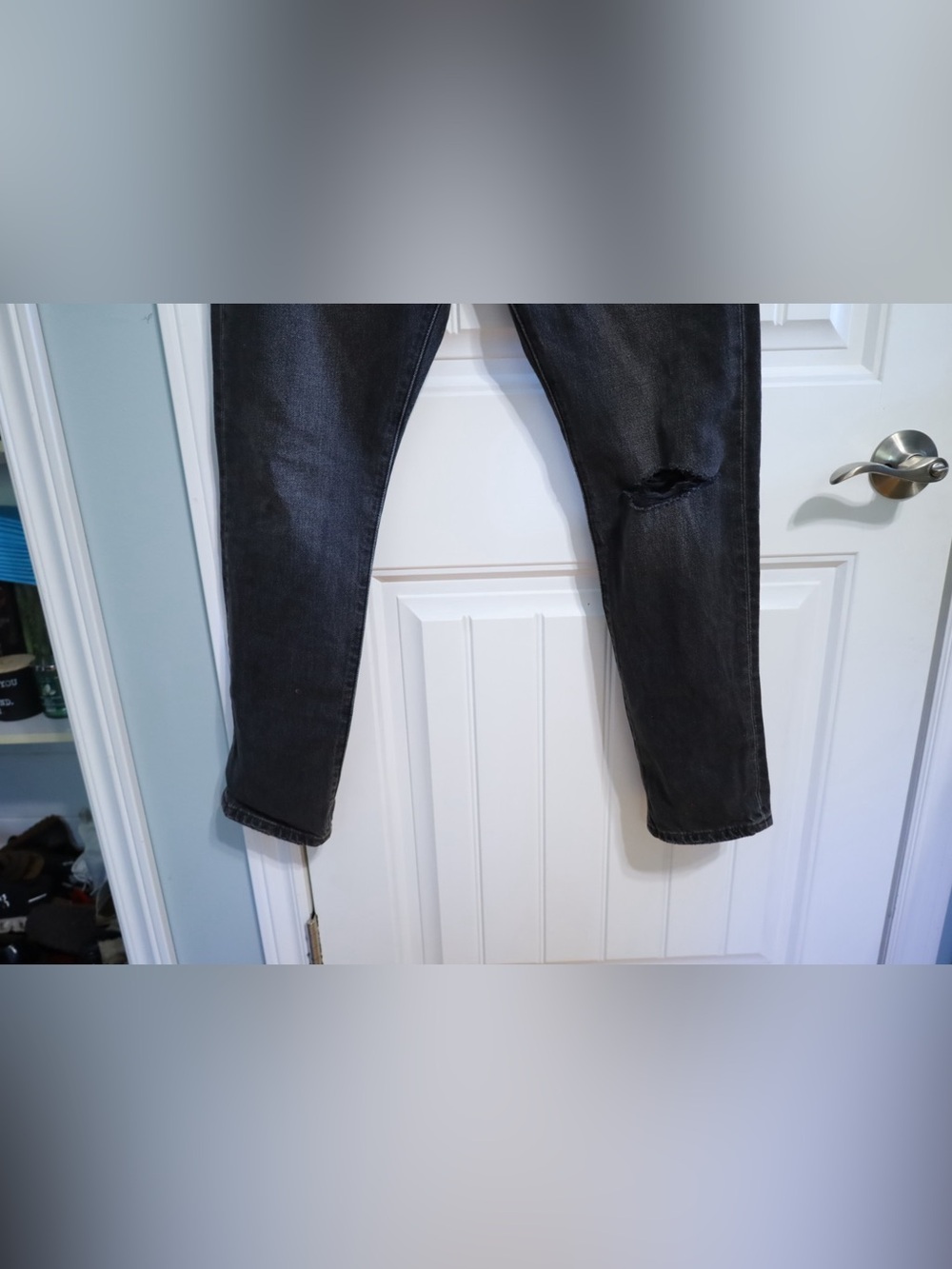 Levi’s 501 Skinny Jeans in Black Stick Womens Size 27 - Picture 3 of 10